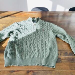 Polo Ralph Lauren Sage Zip-Up Sweater